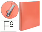 Pastas Aneis Liderpapel Cartao Couro Folio Ao Alto, Lombada 40, 2 Aneis