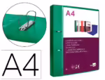 Pasta Canguru Liderpapel Polipropileno Din A4 2 Aneis 40 Mm Mistos Verde Translicudo