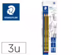 Lápis de Grafite Staedtler Noris Nº2 Hb Blister de 3 unidades.