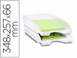 Bandeja De Secretaria Cep Protect Antibacteriana Plastico Cor Branco 348X257X66 Mm