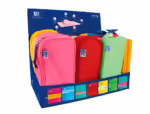 Bolso Escolar Oxford Portatodo Kids Expositor De 20 Unidades Colores Surtidos