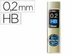 Minas Pentel Ain Stein 0.2 Hb, estojo com 20 minas.