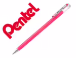 Roller Gel Pentel K110 Mattehop, cor rosa, ponta de 1 mm.