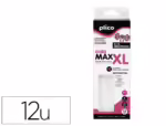 Cola em Barra Termofusivel Plico Cola extraforte Max Xl. 11,5 mm. de diâmetro, 20 cm. de comprimento. Blister de 12 unidades.