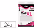 Cola em Barra Termofusivel Plico Cola extraforte Max Xl. 11,5 mm. de diâmetro, 20 cm. de comprimento. Blister com 25 unidades.