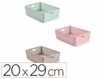 Cesto de Organização Plastiforte Atlas Nº 3. Tamanho 200X290 mm. cores sortidas