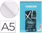 Bloco de Desenho águarela Canson Xl. Formato A6 espiral. Com 20 folhas.