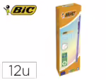 Lapiseira Bic Matic pastel 0,7 mm. Caixa com 12 unidades, cores sortidas.