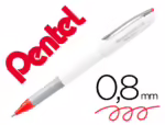 Roller Ball Pentel Floatune, ponta de 0,8 mm., cor vermelho.