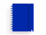 Caderno Carchivo Ingeniox Foam, formato A4, com 80 folhas, quadrículado. Capa cor azul escuro.