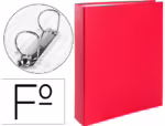 Capa Liderpapel 2 Aneis 40 Mm Cartao Forrado Paper Folio Vermelha