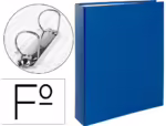 Capa Liderpapel 2 Aneis 40 Mm Cartao Forrado Paper Folio Azul