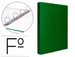 Capa Liderpapel Paper Coat 4 Aneis 25 Mm Forro Pvc Folio Verde