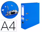 Pasta De Arquivo De Alavanca Liderpapel Documenta Pvc Din A4 Lombada 75 Mm Azul