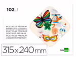 Bloco de Trabalhos Manuais Liderpapel cartolina Multiplas Premium. Formato 240X315mm. Com 102 folhas. Cores sortidas.