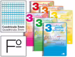 Bloco Espiral Liderpapel. Com 80 folhas quadrículado com 70 grs. 3mm.