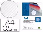 Capa de Encadernação Liderpapel polipropilenoraiado. Formato A4 de 0.5 mm. pack de 100 unidades.