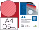 Capa de Encadernação Liderpapel polipropilenoraiado. Formato A4 0.5 mm., pack de 100 unidades.