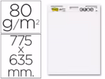 Bloco Congresso Post-It liso 775 X 635mm. Com 30 folhas. Gramagem 80 grs. Pack promocional 2+1.