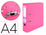 Pasta De Arquivo De Alavanca Liderpapel Documenta Pvc Din A4 Lombada 75 Mm Rosa