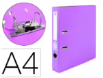 Pasta De Arquivo De Alavanca Liderpapel Documenta Pvc Din A4 Lombada 52 Mm Lilas
