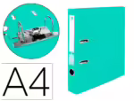 Pasta De Arquivo De Alavanca Liderpapel Documenta Pvc Din A4 Lombada 52 Mm Verde Claro