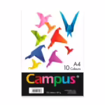 Papel A4 Campus 80gr 100 Folhas 10 Cores Sortidas