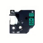 Fita Genérica p/ Rotuladora Dymo S0720590 Preto/Verde