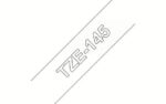 Fita Genérica p/ Rotuladora Brother TZe145 Branco/Transparet