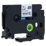 Fita Genérica p/ Rotuladora Brother TZe241 Preto/Branco
