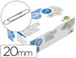 Clips Liderpapel Labiados. Nº 1 - 20 mm. Caixa com 100 unidades.