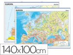 Mapa Mural Europa FÍsico/PolÍtico, tamanho 140 X 100 cm.