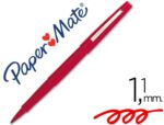 Marcador Paper mate Flair nylon 3102-1, cor vermelho.