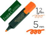 Marcador Fluorescente Faber 48-15, cor laranja.
