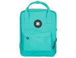 Mochila Escolar Antartik com bolso exterior. Tamanho 270X120X380 cm., cor menta.