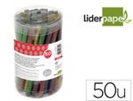 Cola em Barra Termofusivel Liderpapel, com 7 mm. de diâmetro. 10 cm. de comprimento. Caixa com 50 unidades. Purpurina.