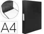 Pasta Liderpapel Polipropileno Din A4 4 Aneis 25 Mm Mistos Preto Opaco
