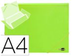 Pasta Liderpapel Com Elasticos Abas Polipropileno Din A4 Amarelo Fluor Opaco