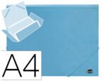 Pasta Liderpapel Com Elasticos Abas Polipropileno Din A4 Celeste Opaco