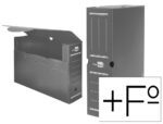 Caixa Arquivo Definitivo Liderpapel PP. Formato 387X275X105mm. Cor cinza.