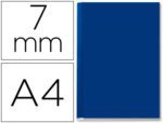 Capa de Encadernação Leitz opaca rígida. Lombada a de 7 mm. Cor azul de 36 a 70 folhas.
