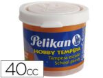 Guache Hobby Pelikan, com, 40 ml., cor laranja.