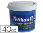 Guache Hobbe Pelikan, com 40 ml. Cor cyan.