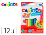 Marcador Carioca Joy. Caixa com 12 cores.