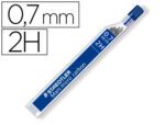 Minas Staedtler Mars Micro grafite 0,7 mm. 2H, tubo com 12 minas.