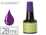 Tinta Para Almofada Q-Connect Violeta Frasco 28 Ml