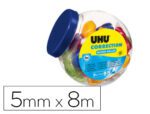 Corretor a Seco Uhu fita 5 mm. X 8 metros.