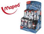 Compasso Universal Maped. Expositor de 40 unidades sortidas.