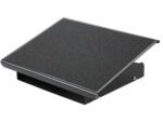 Apoio de Pés Q-Connect metálico ajustável. 3 Alturas 415X326X103 mm.