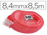 Cola Pritt Roller compact permanente, medidas 8,4 mm. X 10 metros.